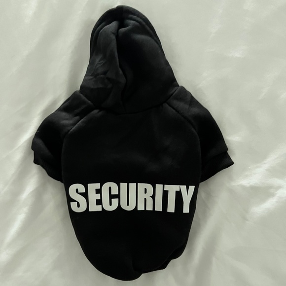 SECURITY DOG HOODIE BLACK (VARIOUS SIZES AVAILABLE) - Picture 1 of 3